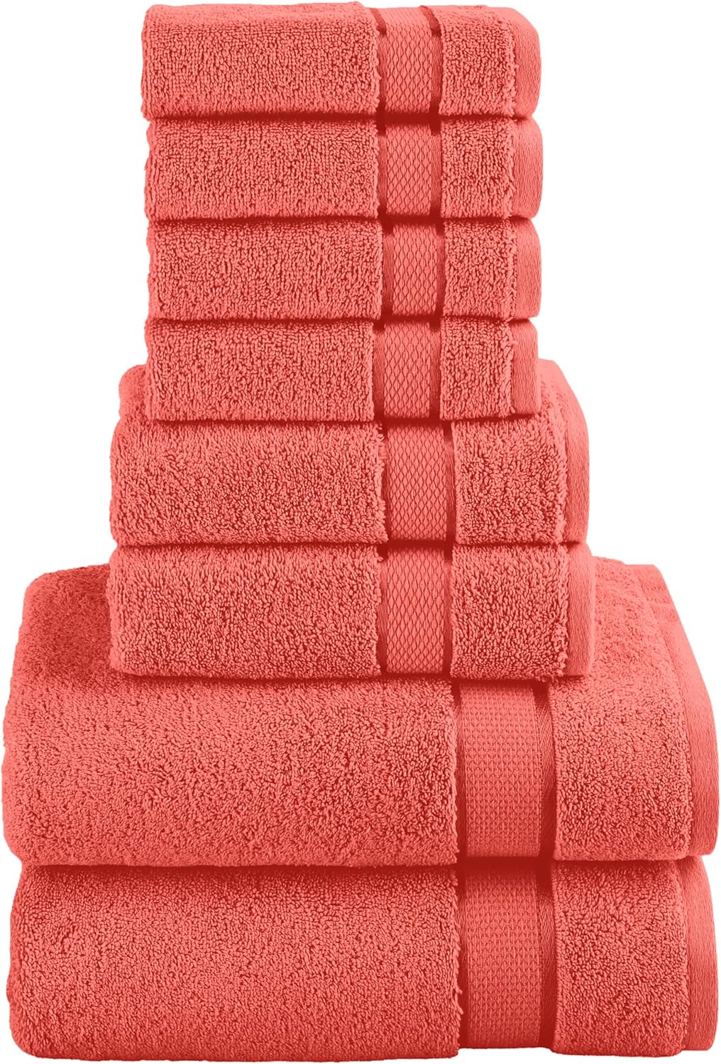 Elegant Comfort Premium Cotton Towel Set 8-Piece