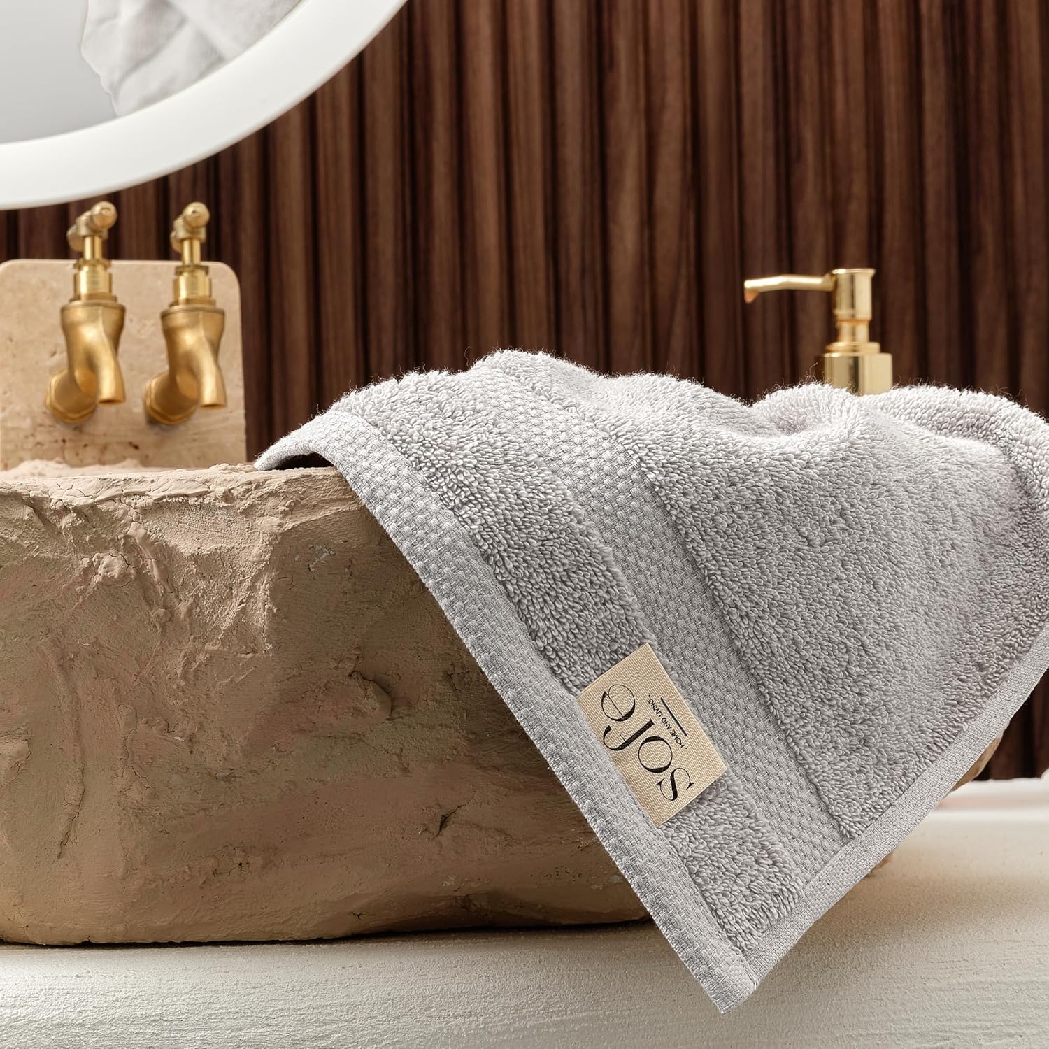 SOFE HL Olea Turkish Cotton Towel Set of 4