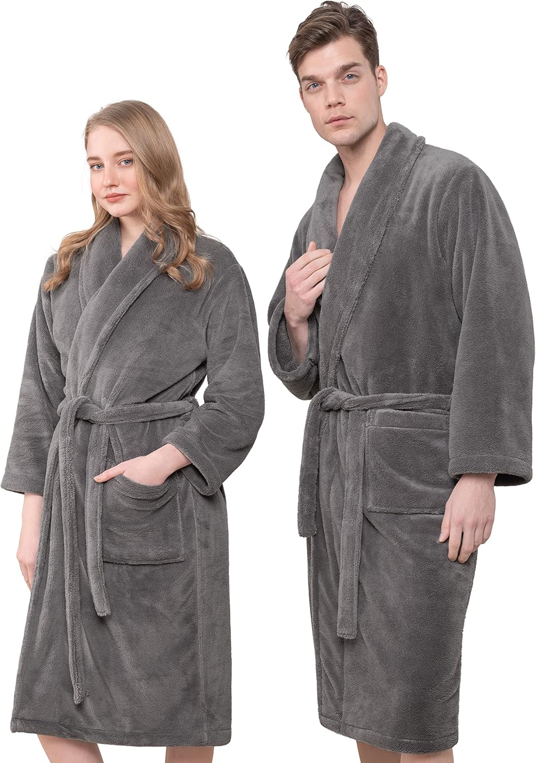 American Soft Linen X Large XX Large Robe and 6-Piece Towel Set