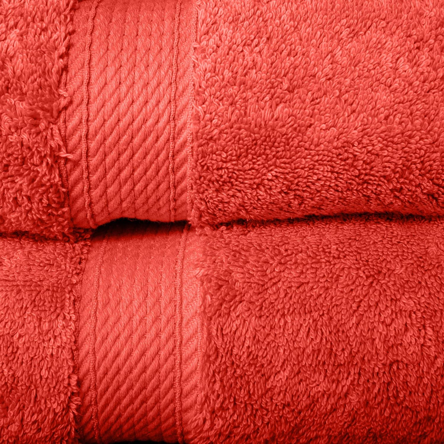 SUPERIOR Plush Absorbent Towel Set - 2 Piece Egyptian Cotton 30 x 55