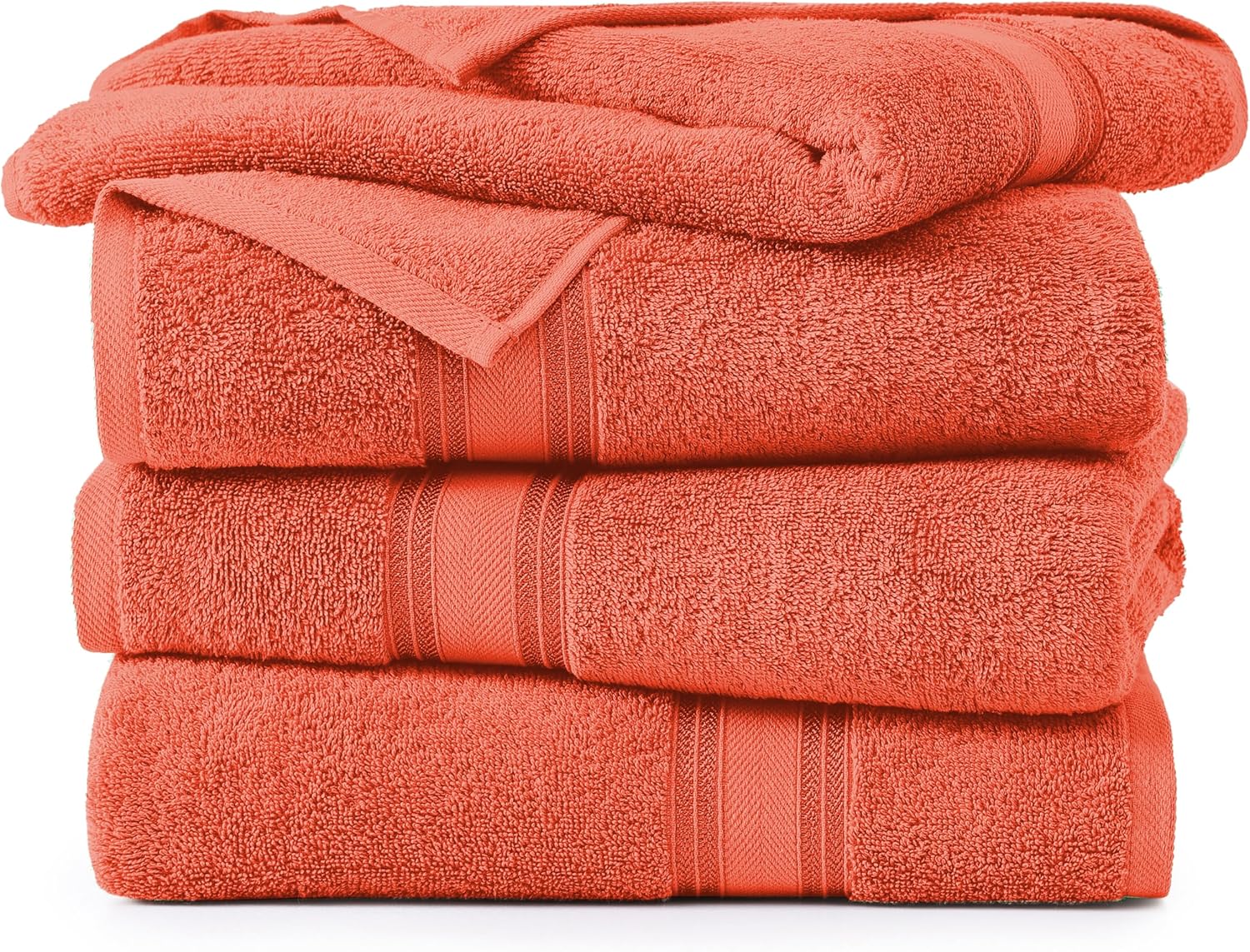 Lane Linen Luxury Hotel Bath Towel Set 4pcs 28x54