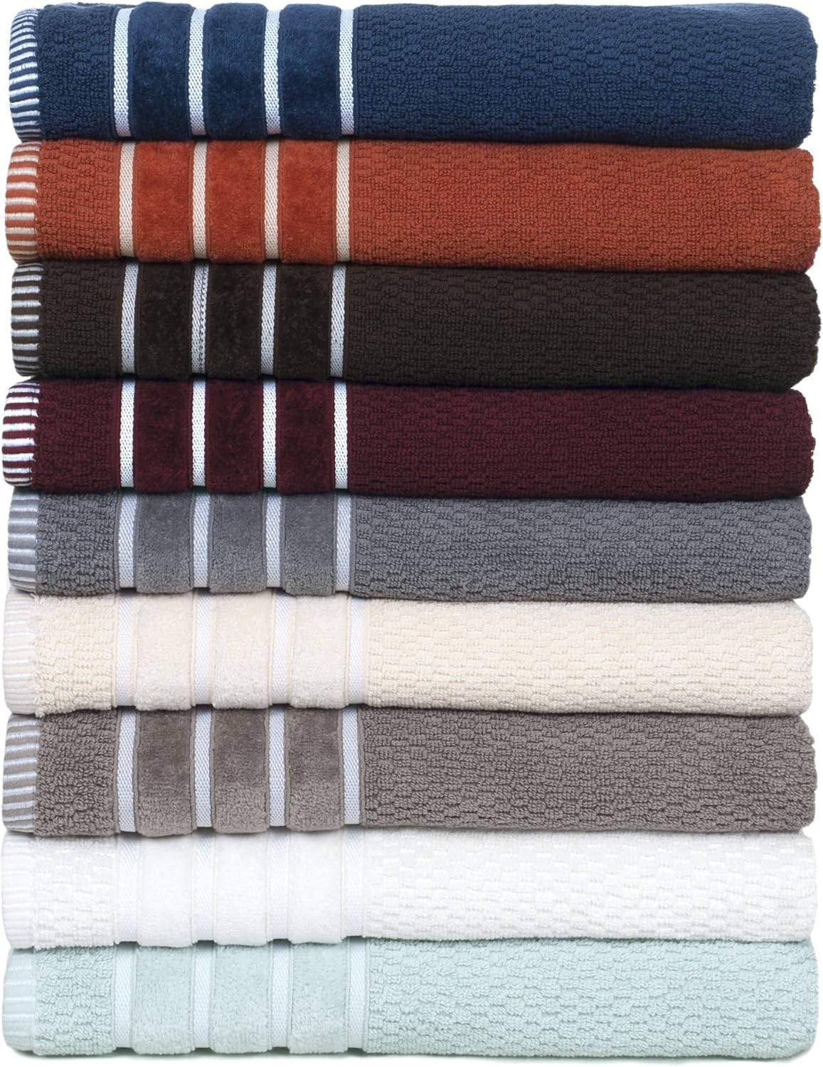Luxury Cotton Towel Set - 6 Piece Orange