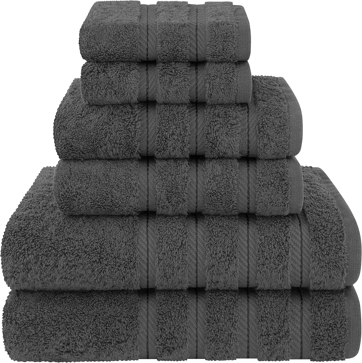 American Soft Linen X Large XX Large Robe and 6-Piece Towel Set