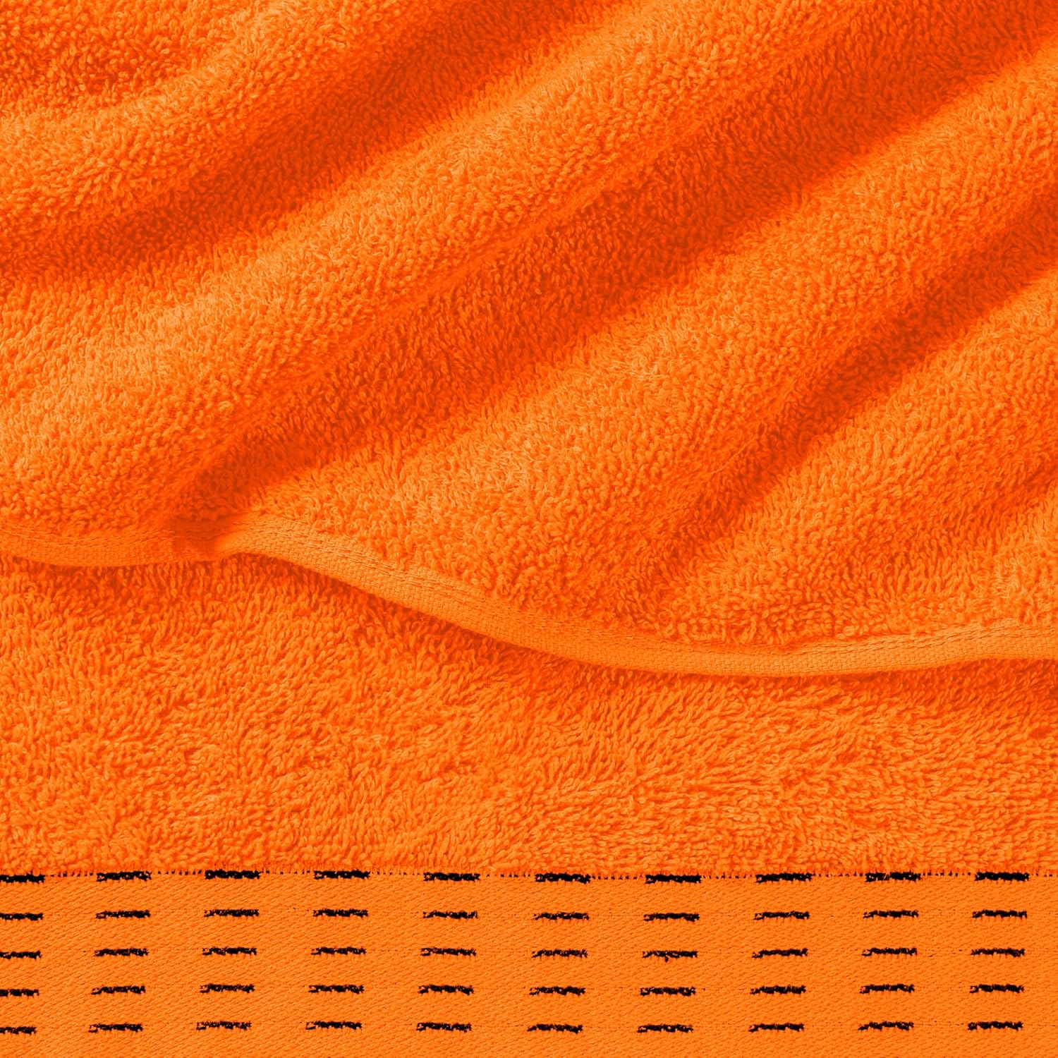 MALLONI HOME Ultra Soft 3 Pack Cotton Towel Set - Orange