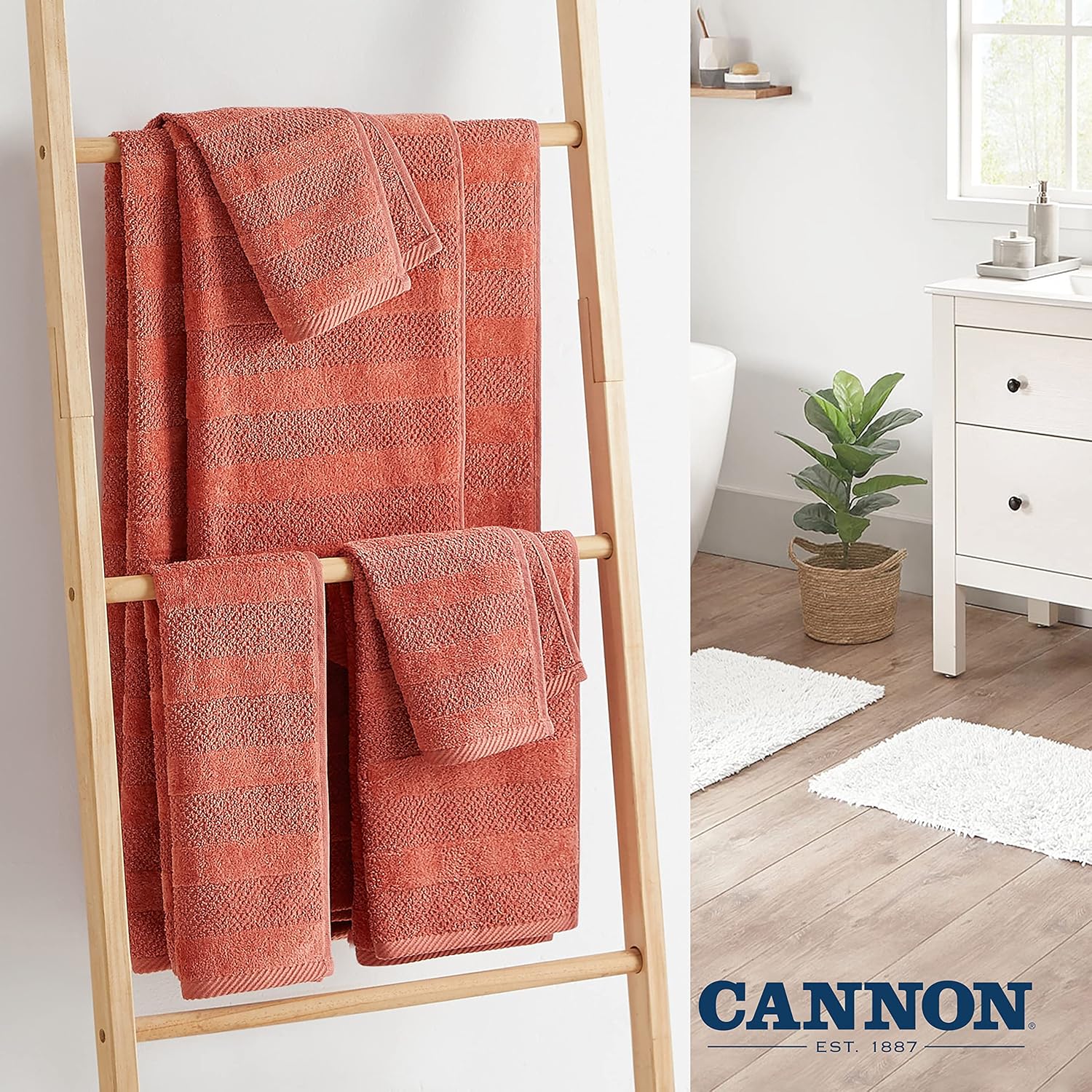 CANNON Shear Bliss Quick Dry Bath Towels 2 Pack