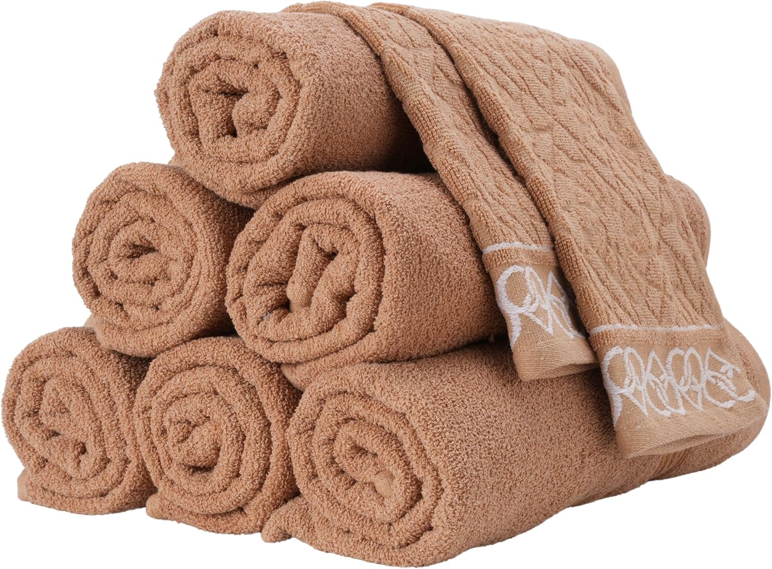 KNETLI 8-Piece Luxury Cotton Towel Set