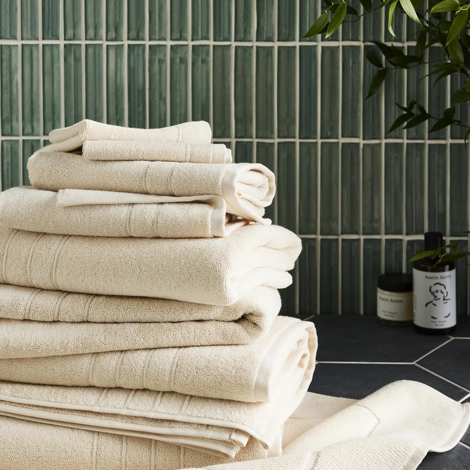 Brooklinen Turkish Cotton Bath Towels Set of 2 Vanilla