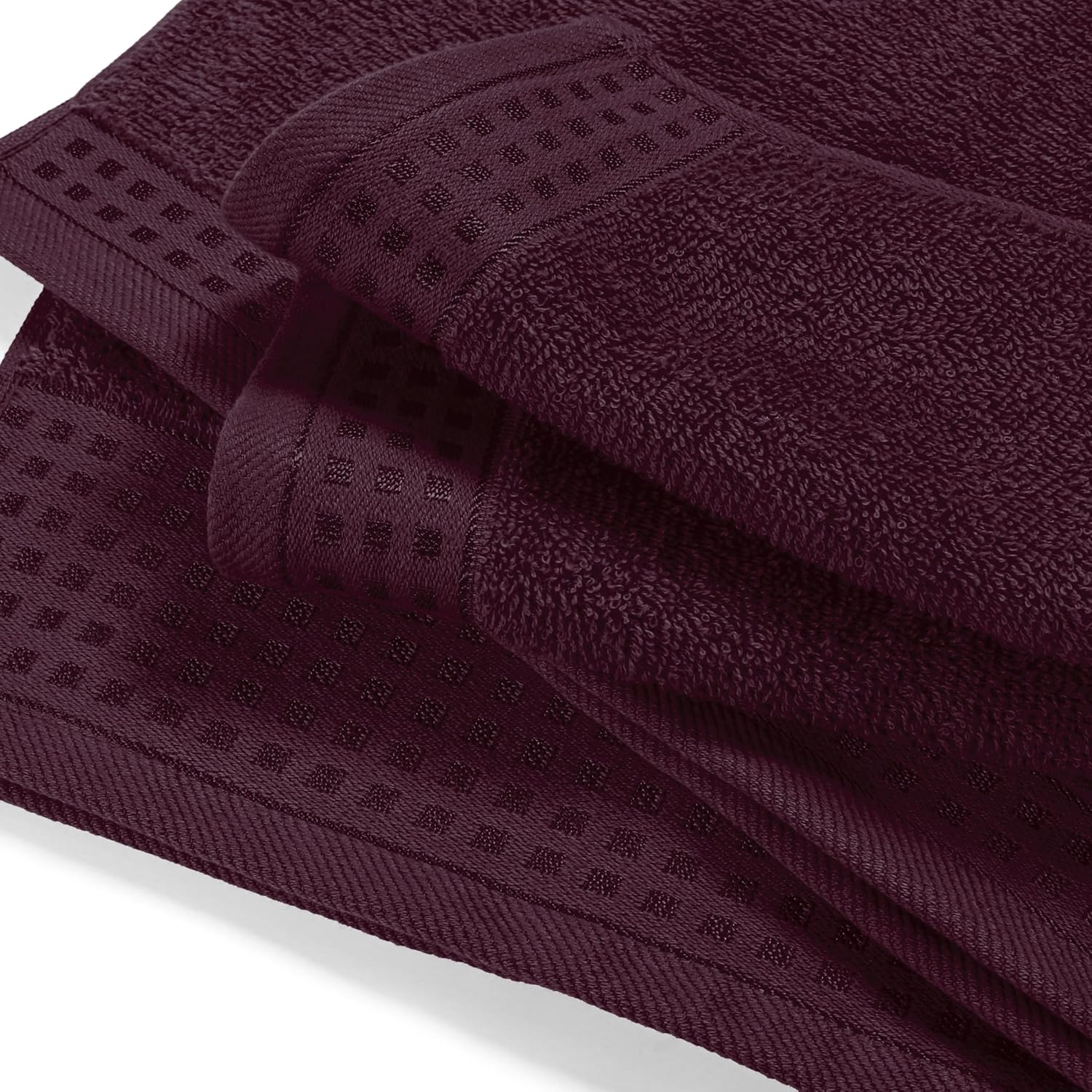 GLAMBURG Ultra Soft 4 Pack Bath Towels Set 27x54 Inches