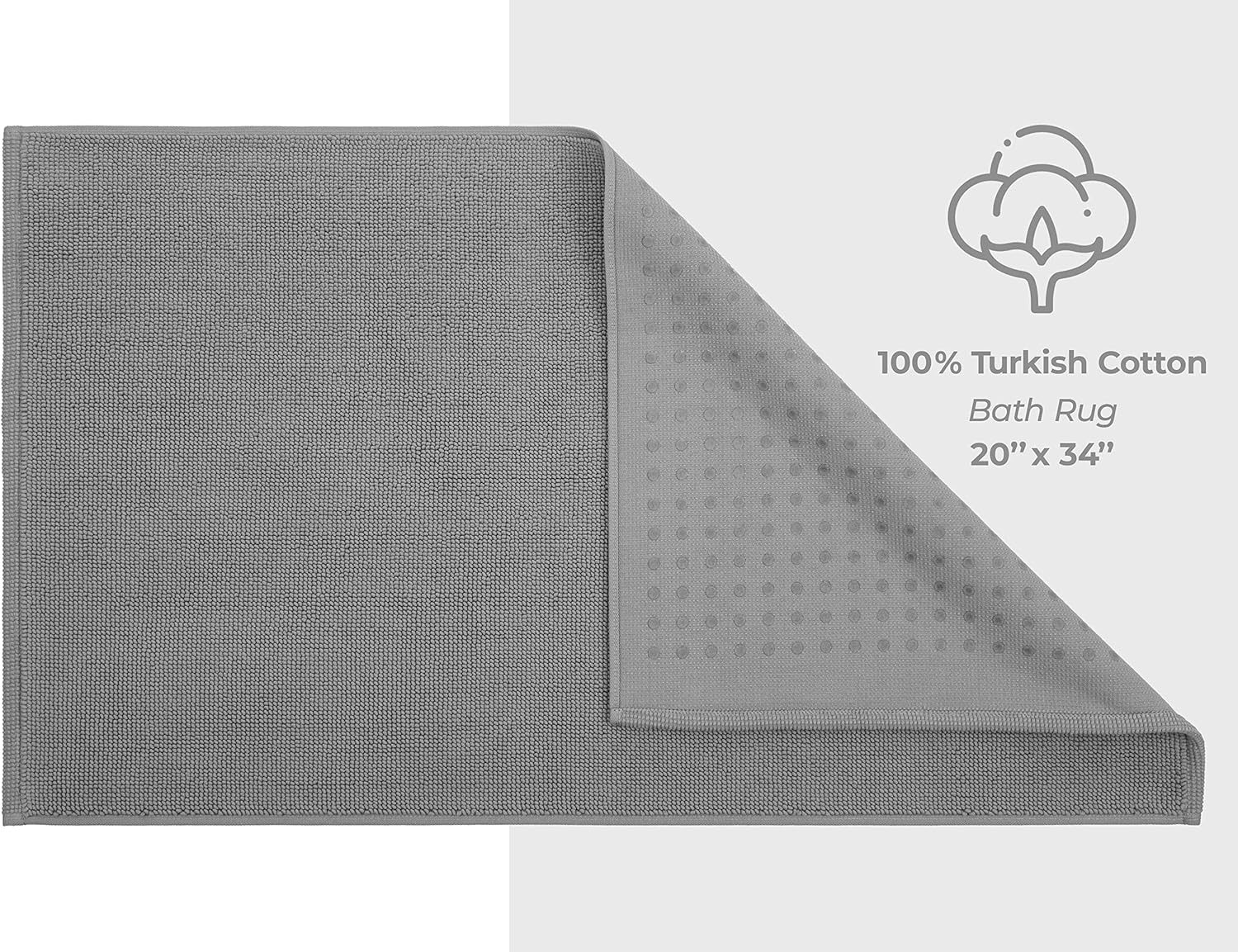 American Soft Linen 6 Piece Towel Set and 20X34 Bath Mat Bundle