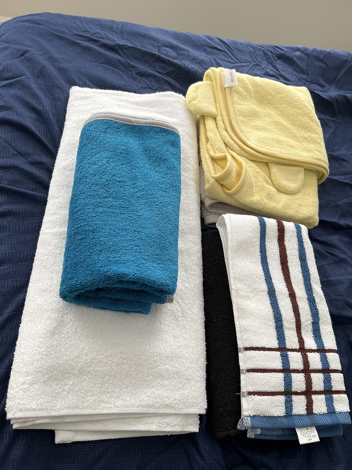 Soft Linen Towel Set for Home Use