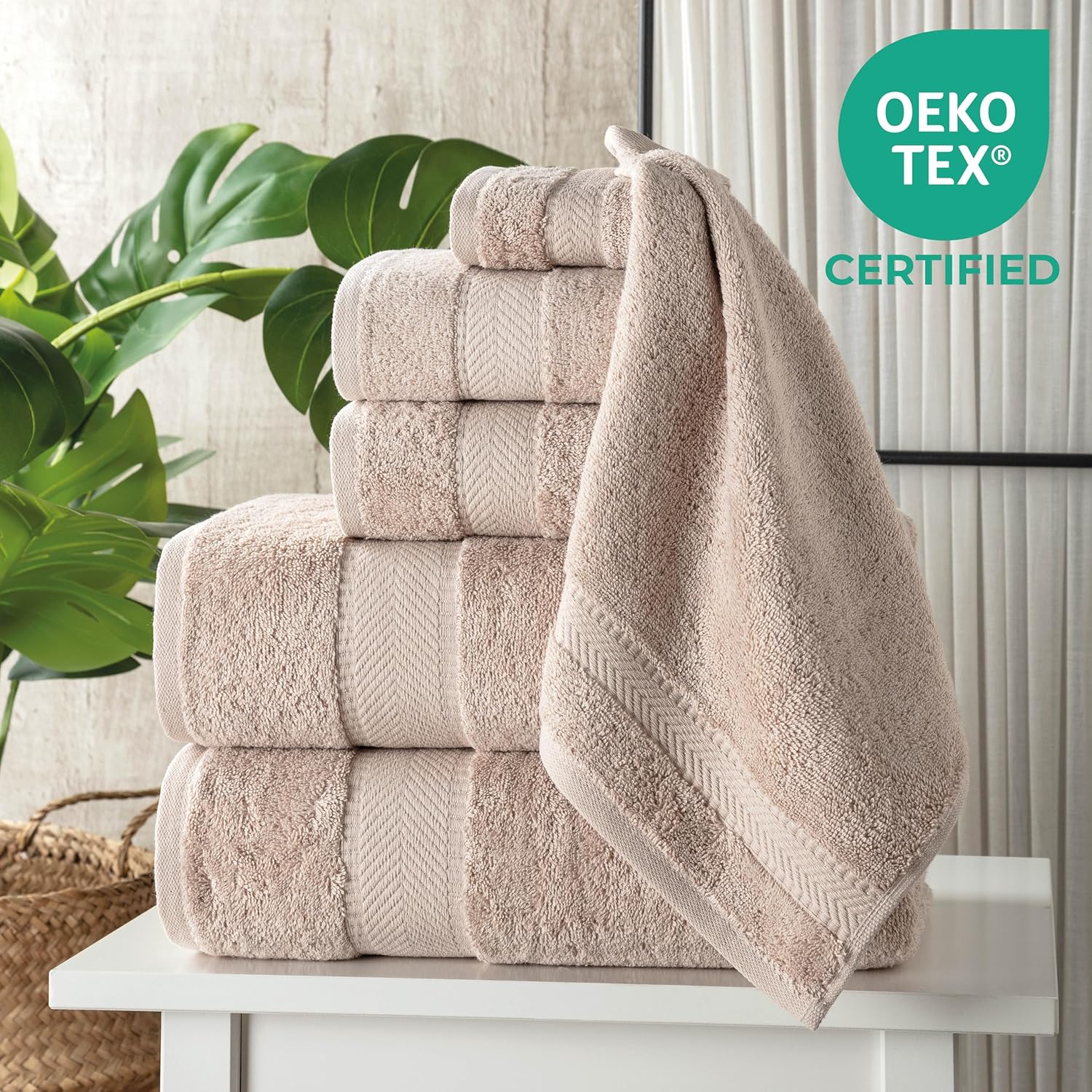 Textilom 6 Pcs Bath Towel Set - Hotel Spa Quality