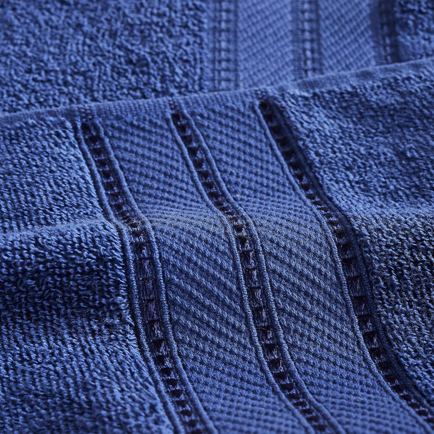Modern Threads Spun Loft 6-Piece Cotton Towel Set Navy