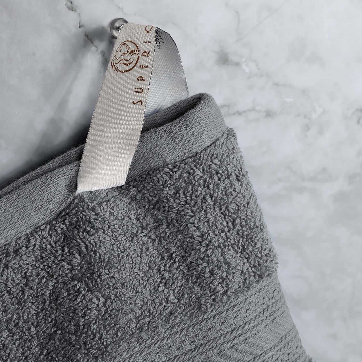 Superior 700 GSM 6-Piece Cotton Towel Set - Grey