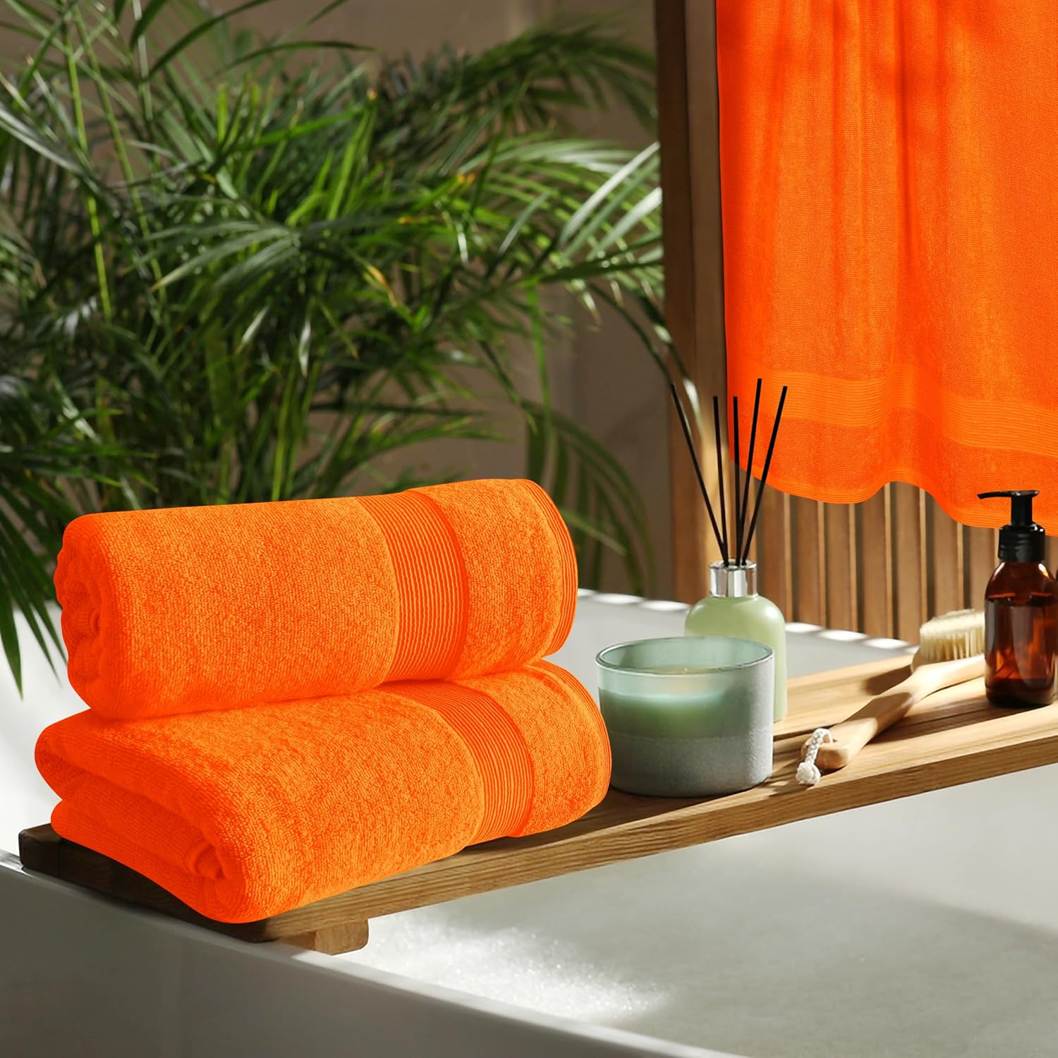 Belizzi Home 4 Pack Bath Towels 27x54 Hotel Spa Quality