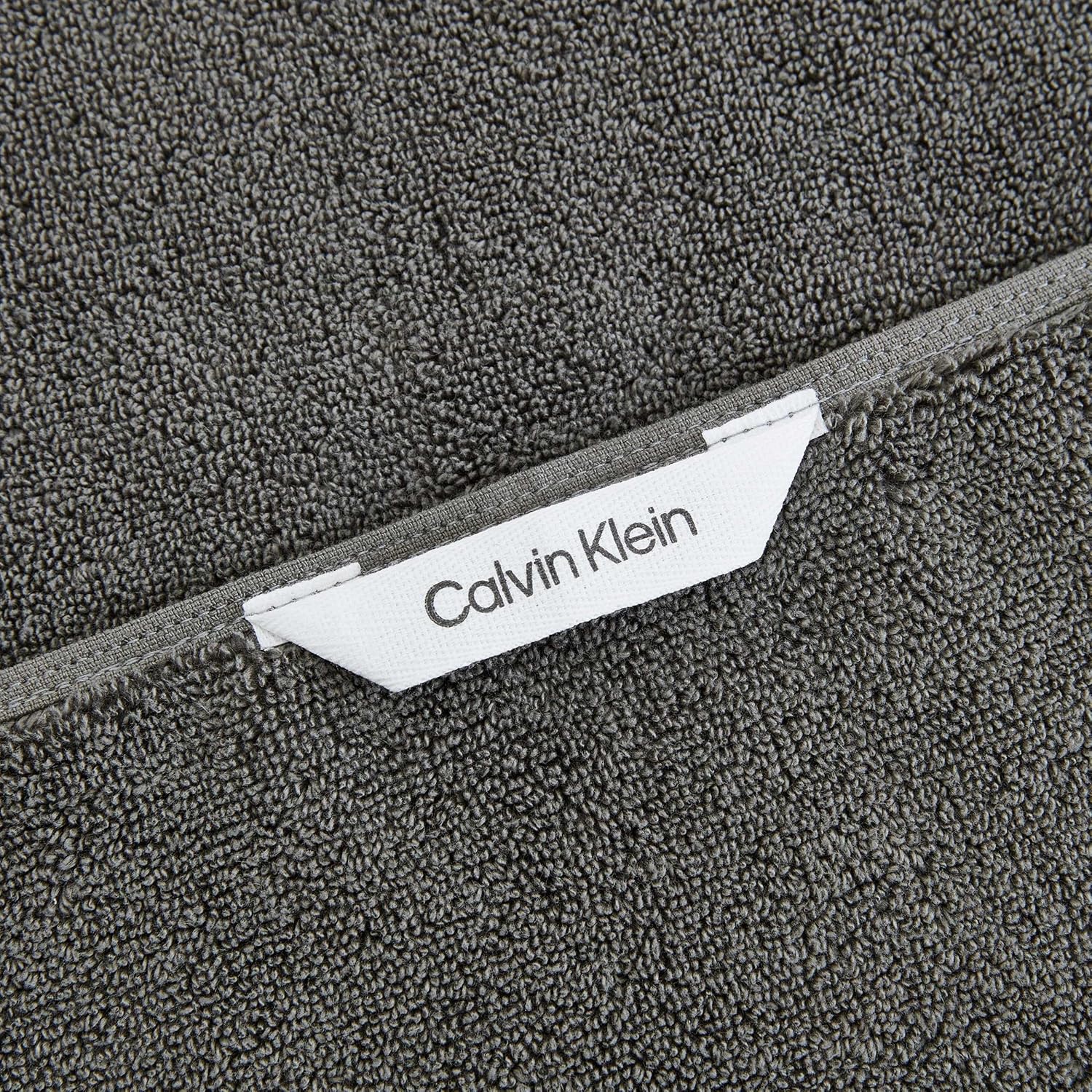 Calvin Klein Bath Towel Set 3-Piece Solid Grey 1