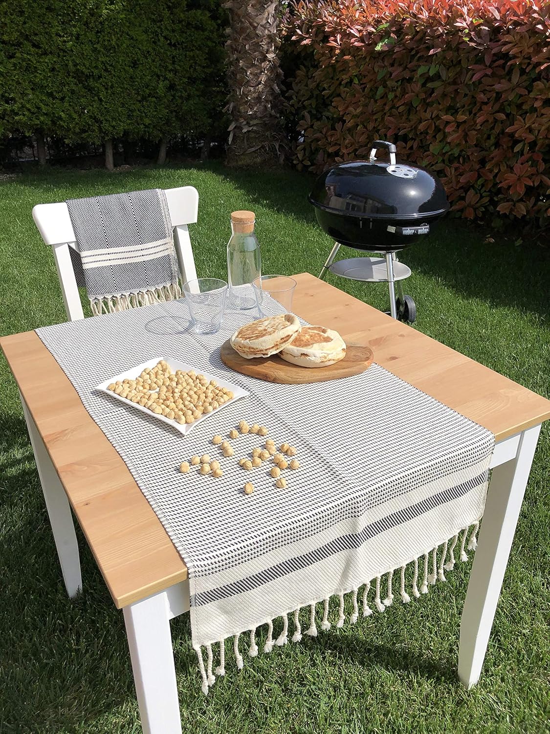 OliveLinen Pixel Turkish Towel Set 1