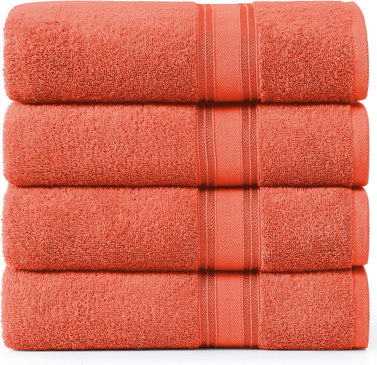 Lane Linen Luxury Hotel Bath Towel Set 4pcs 28x54