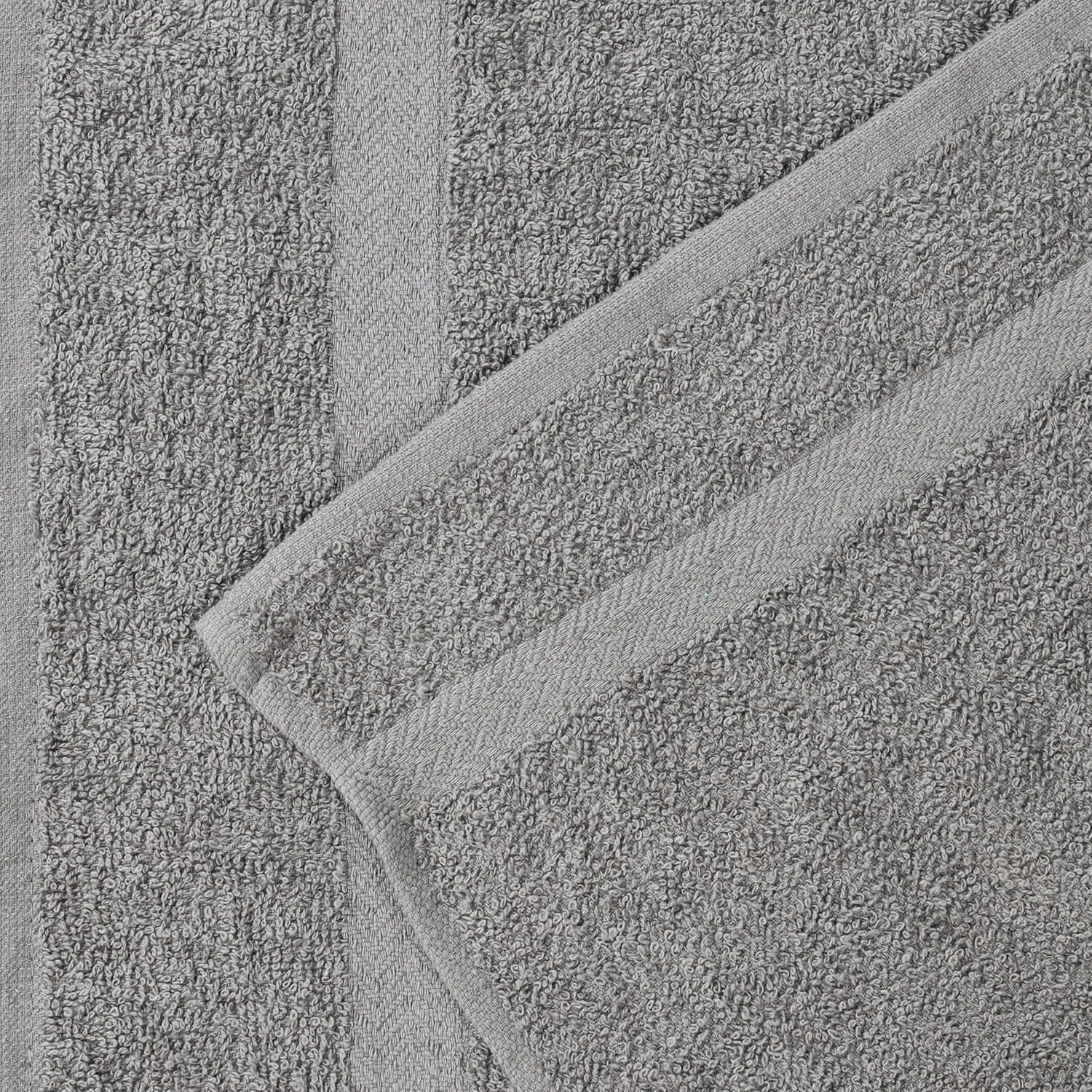 Superior 2-Piece Cotton Bath Sheet Set - Charcoal