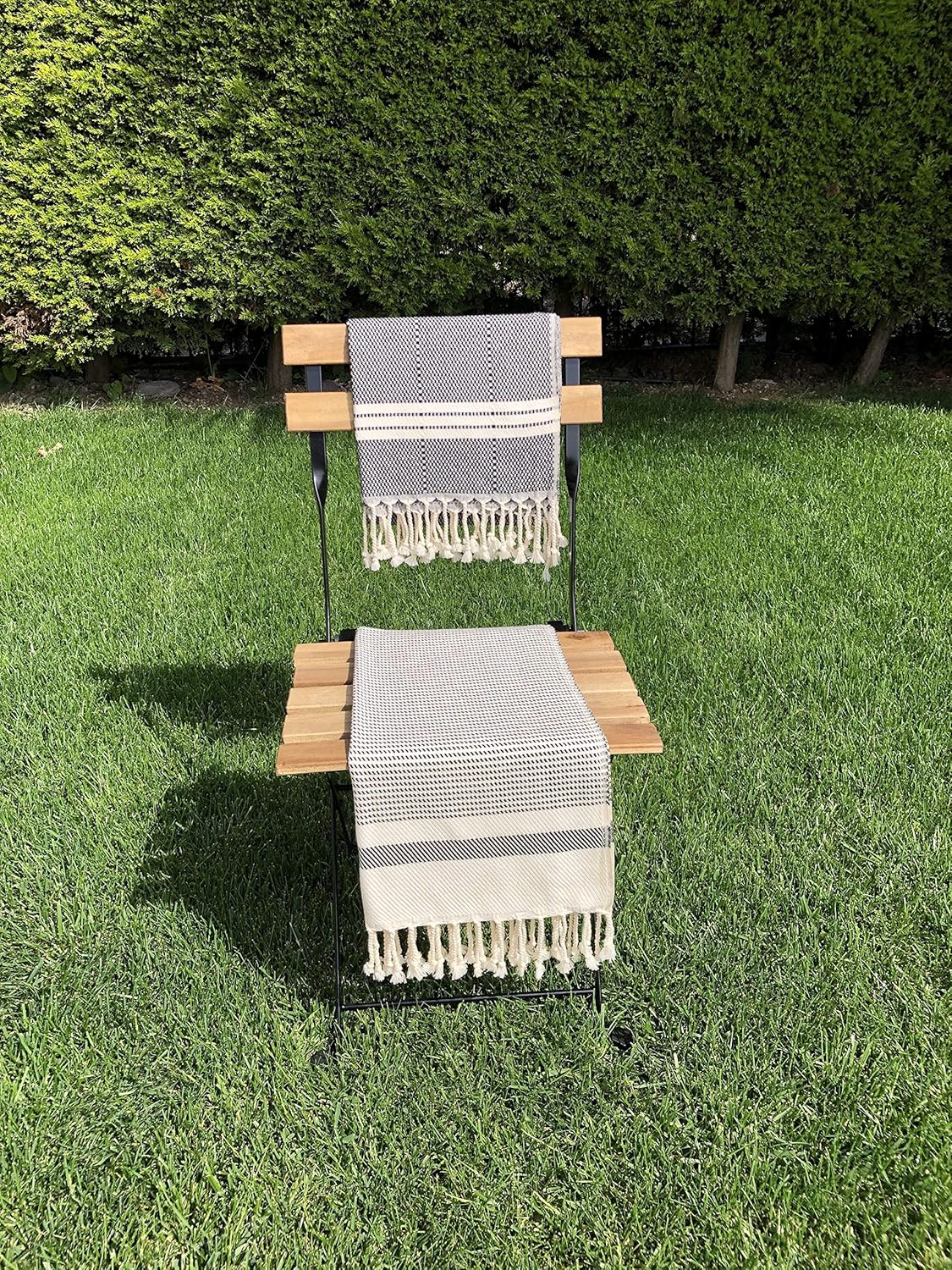 OliveLinen Pixel Turkish Towel Set 1
