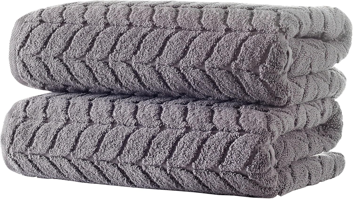 BAGNO MILANO Turkish Cotton Bath Towel Set 6 pcs Gray